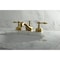 Kingston Brass KS1167NL 8" Widespread Bathroom Faucet, Brushed Brass KS1167NL - alternate 3